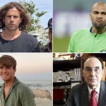 Daniel Sancho, Dani Alves, Álvaro Prieto y Alejo Vidal Cuadras.