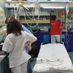 Interior de las Urgencias del Hospital de Linares