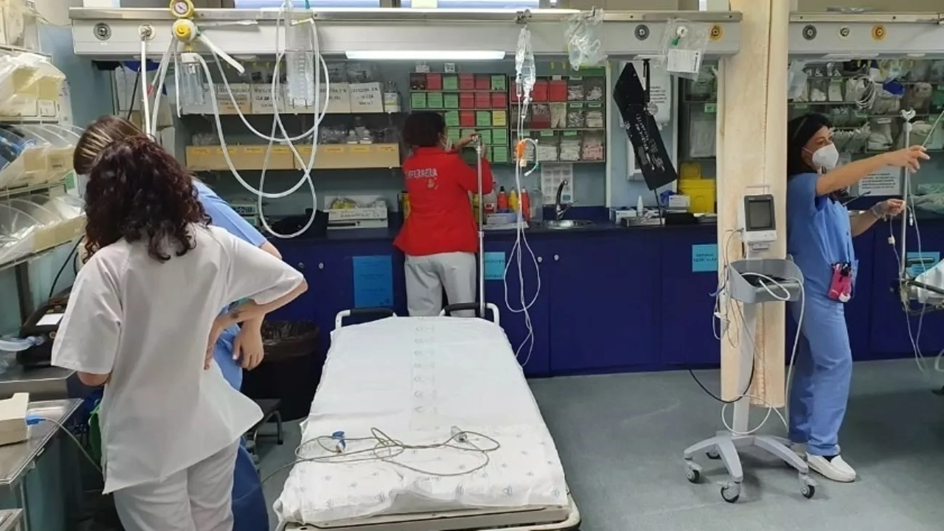 Interior de las Urgencias del Hospital de Linares
