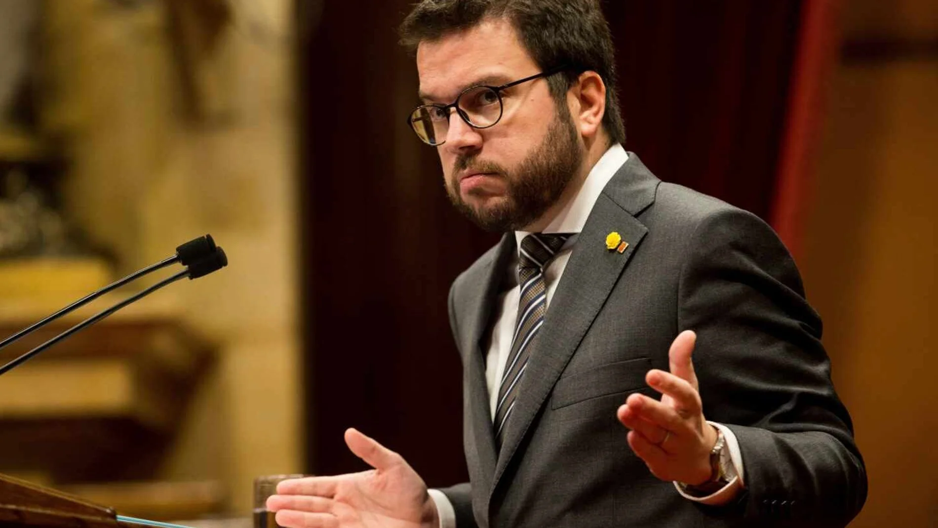 El president de la Generalitat, Pere Aragonès