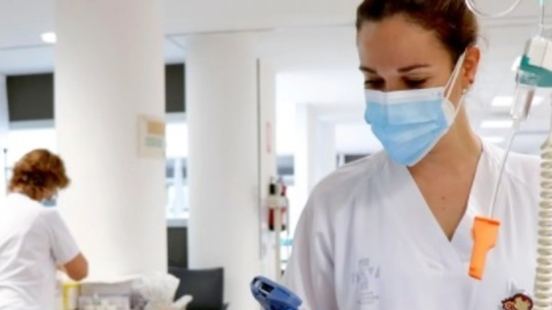 Enfermeras, en un hospital