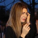 Ana, nieta de Paco Arévalo, llega completamente rota al tanatorio de su abuelo