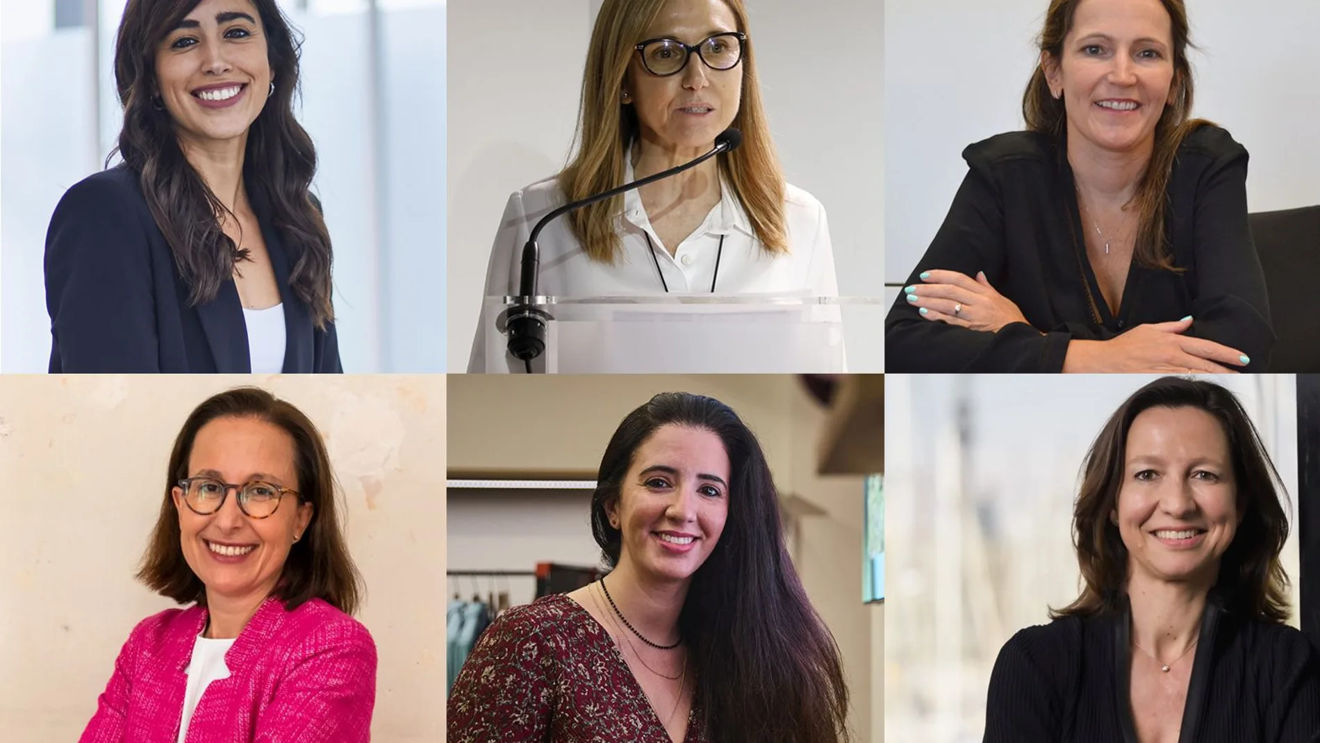 Azahara García, Directora de Hearstlab Internacional, Blanca Ochoa presidenta de WA4steam, Blanca Drake jefa de innovación y marketing de Telefónica, Helena Torras, Venture Partner Hans(wo)men Group, Laura Lozano co-fundadora de Skirion Enterprises y Sonia Fernández, presidenta Level20 España