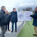 Presentación del nuevo carril bici en Salamanca