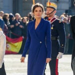 La Reina Letizia en la Pascua Militar de 2020.