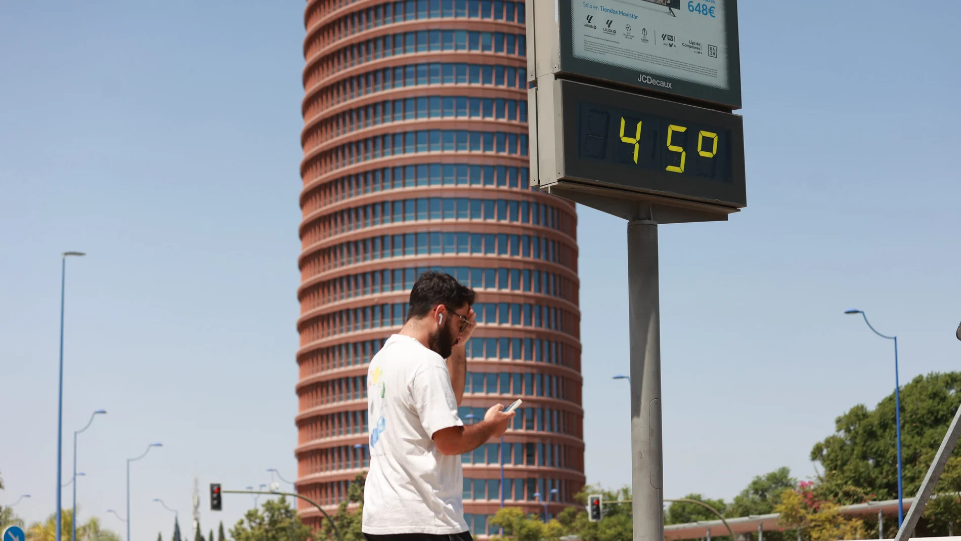 La temperatura media en Andalucía subió casi un grado en doce meses