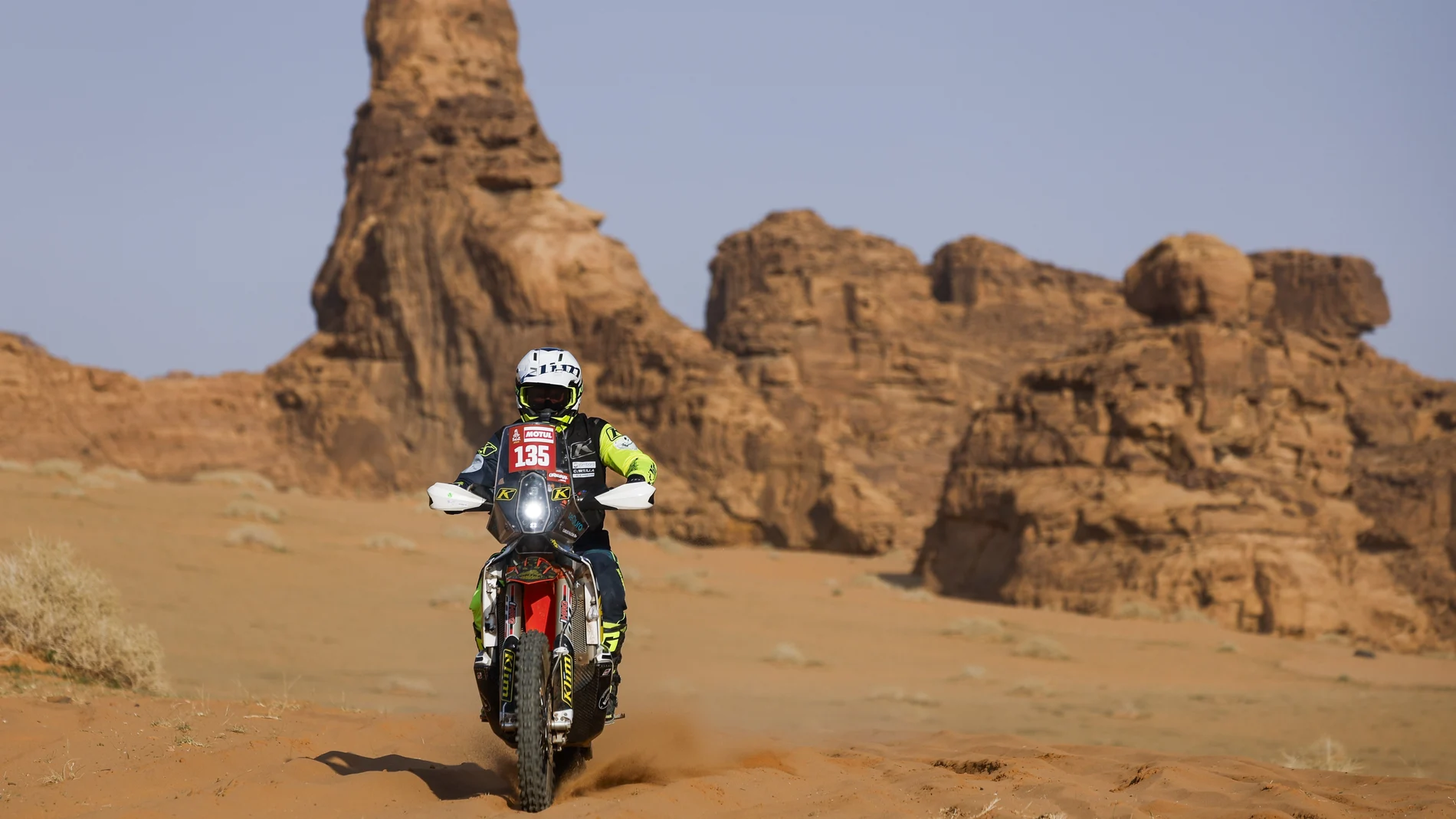Carles Falcón, en la presente edición del Dakar