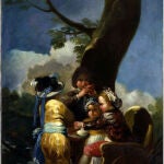 "Niños en el carretón", obra de Goya