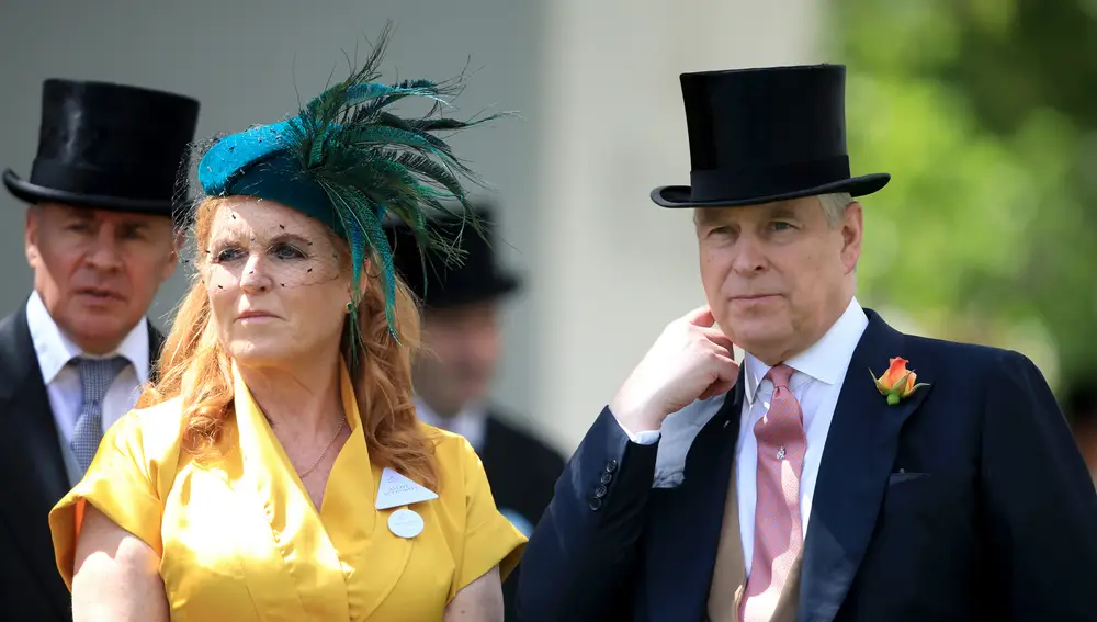 Sarah Ferguson y el príncipe Andrés