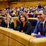 El pleno del Congreso, reunido excepcionalmente en el Senado