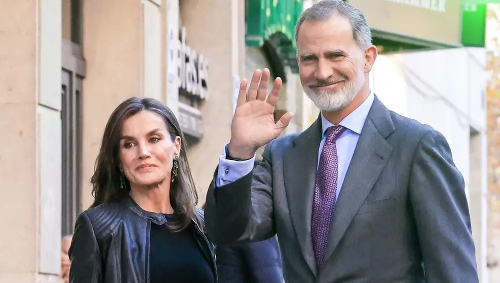 Los Reyes Felipe VI y Letizia en diciembre de 2023