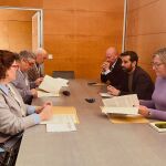 José Muñoz, Toni Gaspar y María José Salvador se han reunido con los representantes de las organizaciones contra la ludopatía