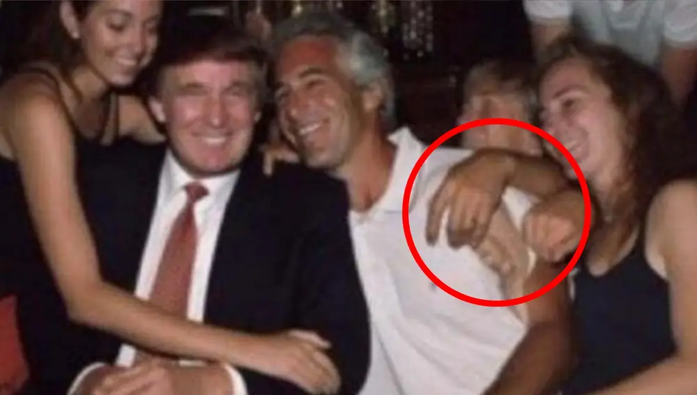 Donald Trump con Jeffrey Epstein