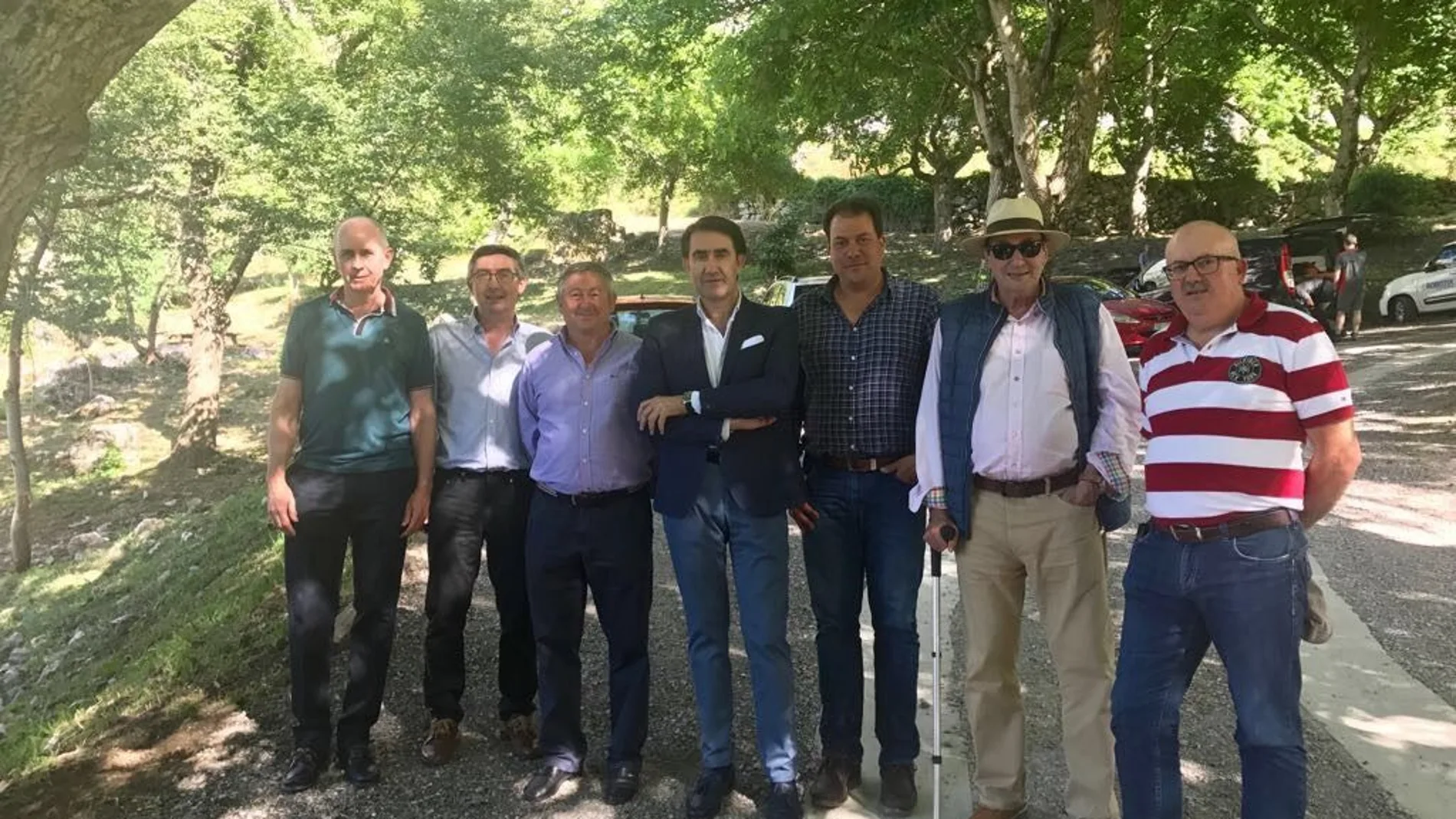 Suárez-Quiñones tras reunirse con los alcaldes de Oseja de Sajambre y Posada de Valdeón
