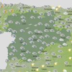 Mapa del tiempo previsto para hoy en Castilla y León