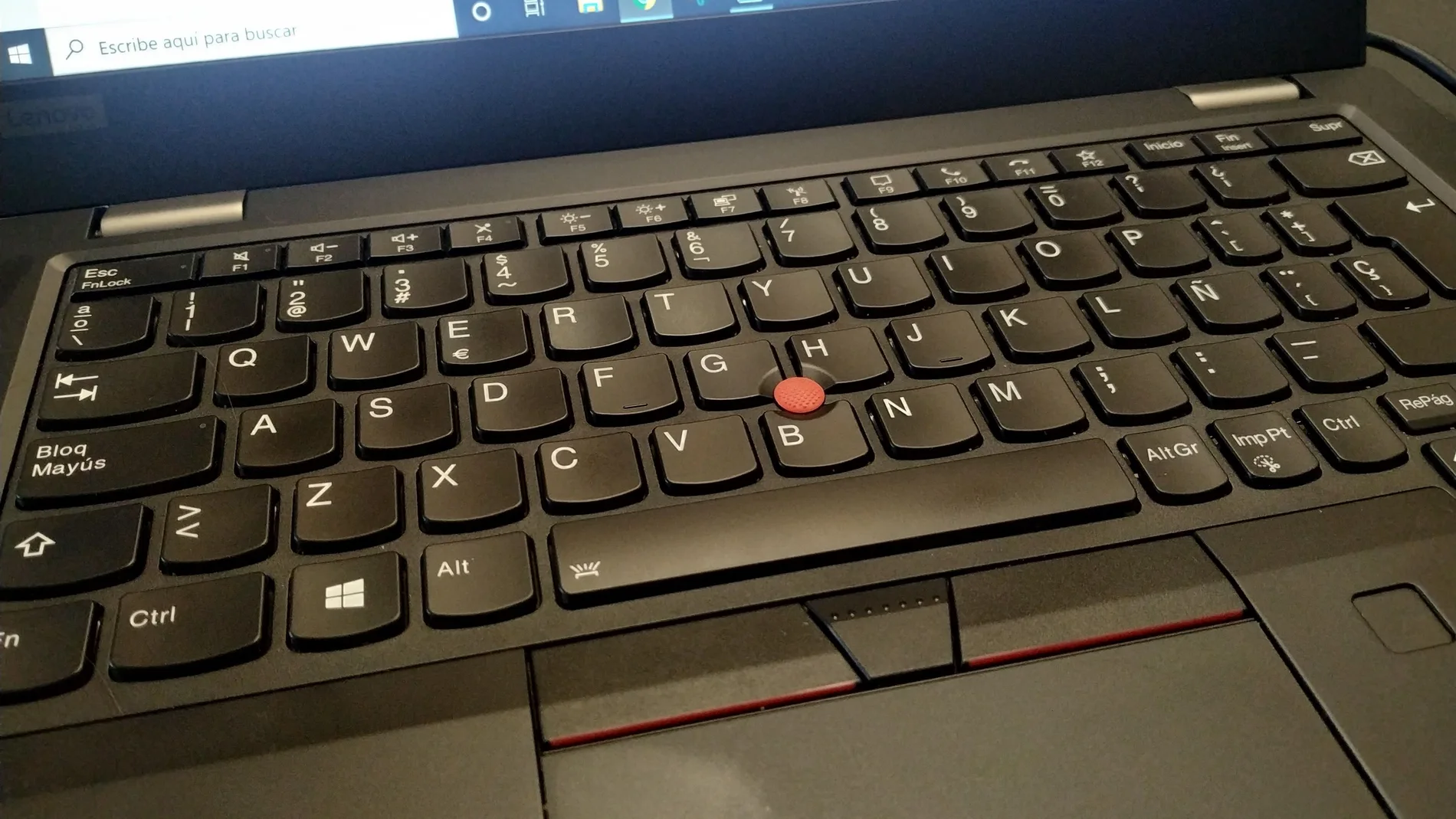 Teclado de un ordenador