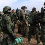 ISRAEL GAZA BORDER ARMY STAGING AREA