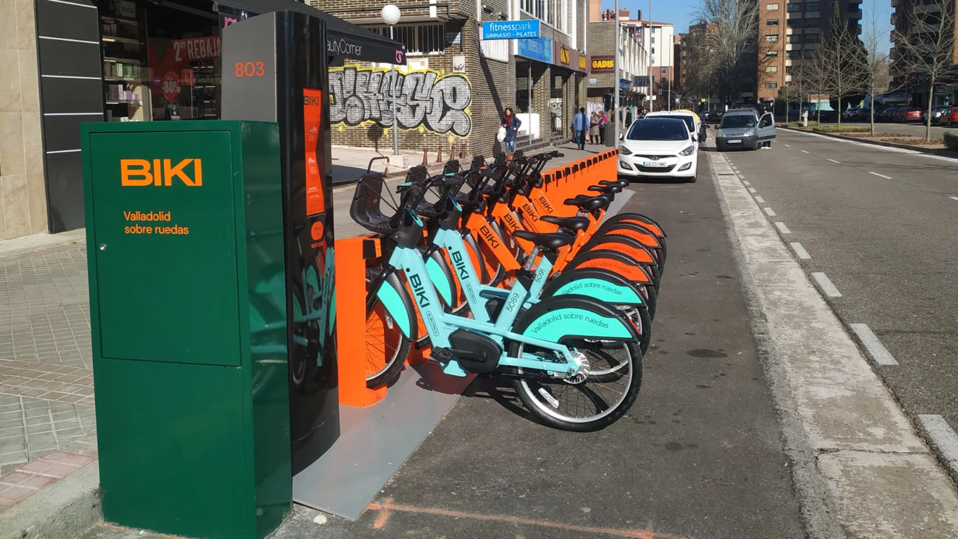 "Parkibicis" de Valladolid