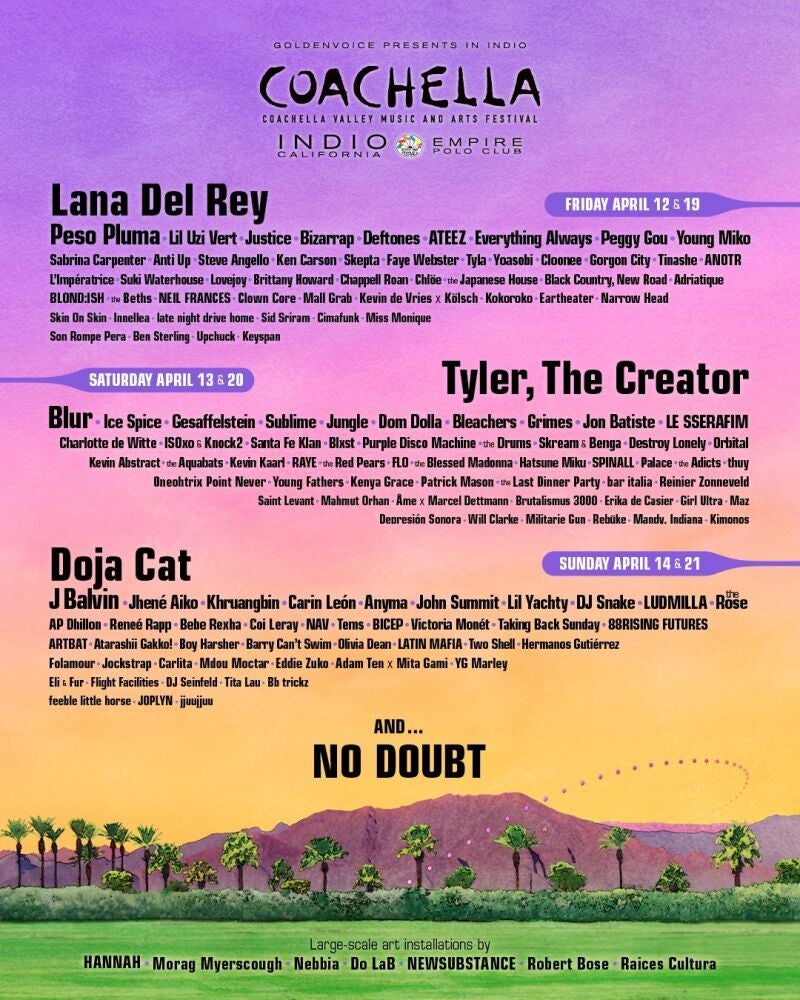 Cartel de Coachella 2024
