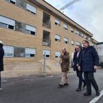 García Carbayo visita una de las promociones de viviendas que se están levantando en Salamanca