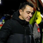 Xavi Hernández, en el partido de octavos de Copa en Salamanca