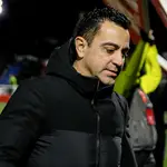 Xavi Hernández, en el partido de octavos de Copa en Salamanca
