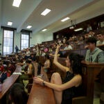 Examen EvAU en la facultad de farmacia. 