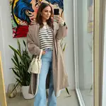 Paula Echevarría con look casual.