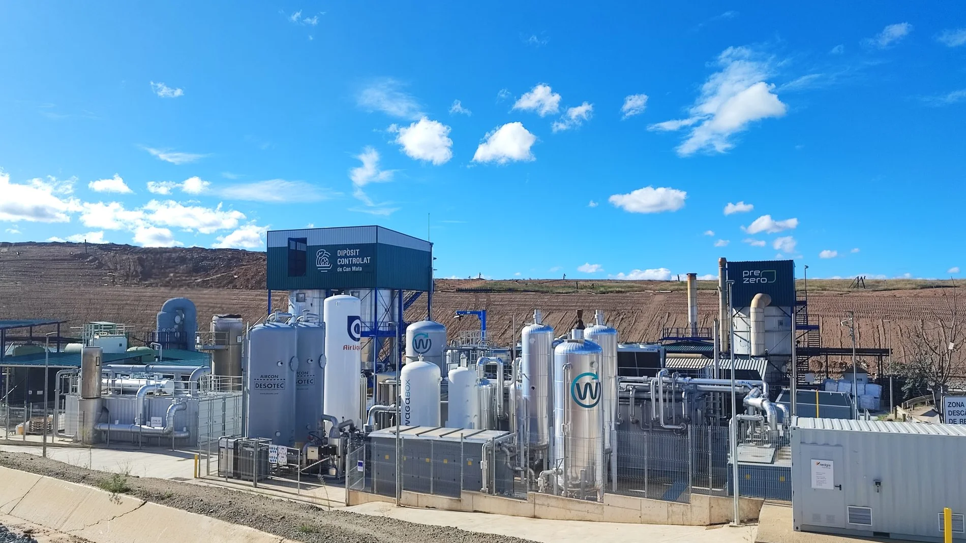 Inaugurada la primera planta de extracción de biometano a gran escala en España, con una inversión de 10 millones de euros