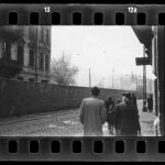 Plaza Muranowski y a la izquierda la casa de la calle Muranowska 7, dentro del gueto, abril - mayo de 1943.