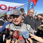 MADRID.-Carlos Sainz: "Estoy muy contento por ganar con este Audi tan especial y complicado"