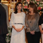 La Reina Letizia y Teresa Ribera en una imagen de 2020