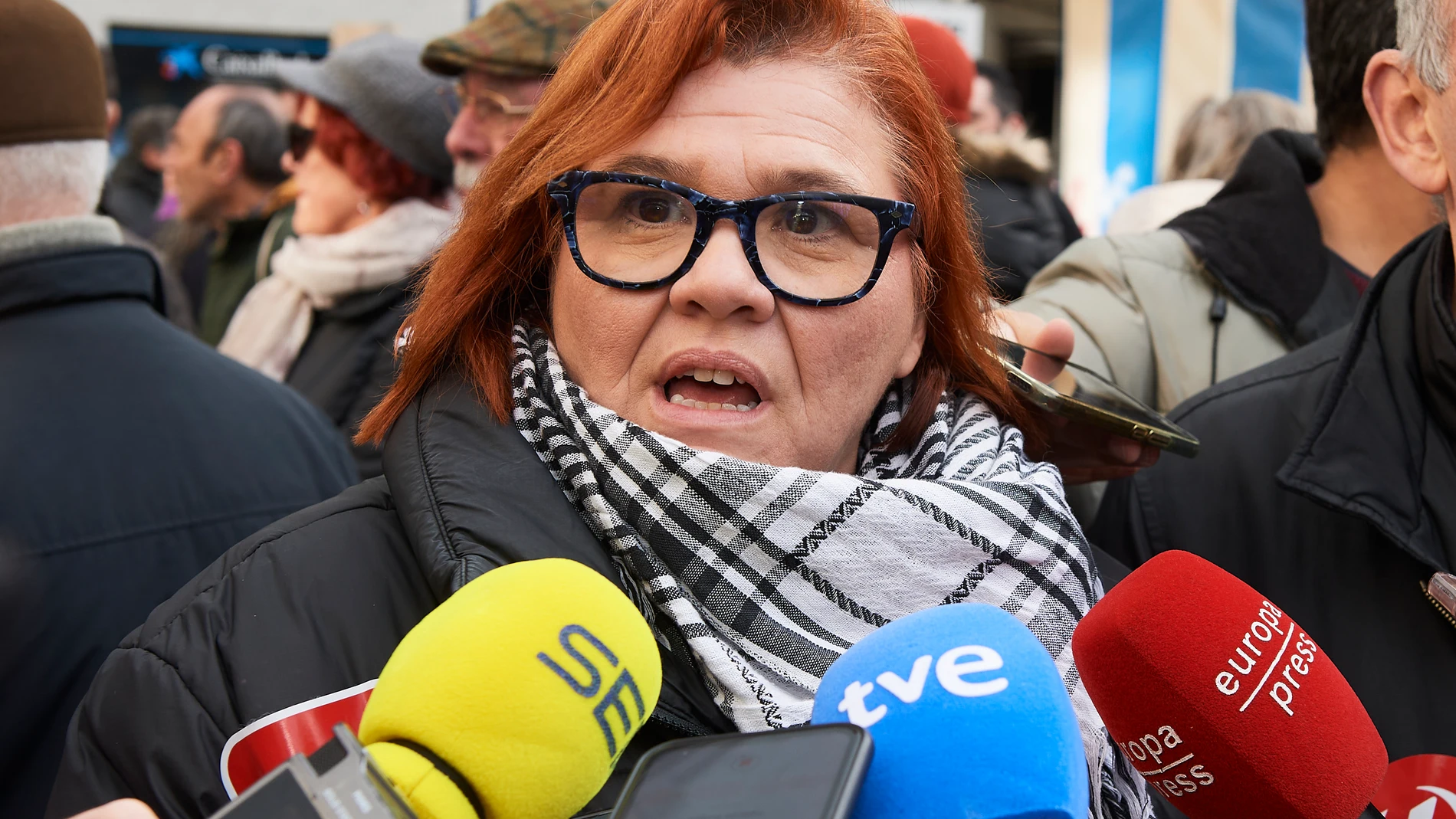 Engracia Rivera, secretaria general del PCA en la provincia de Sevilla, a la sazón diputada en Cortes por Sumar