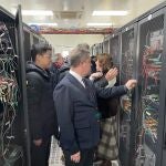 El presidente de Castilla-La Mancha, Emiliano García-Page, visita el Centro de Información del Estado Chino. En Bei Jing Shi, Xicheng Distric de la capital china