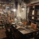 Bodega del restaurante Venta de Aires, el más antiguo de Castilla-La Mancha