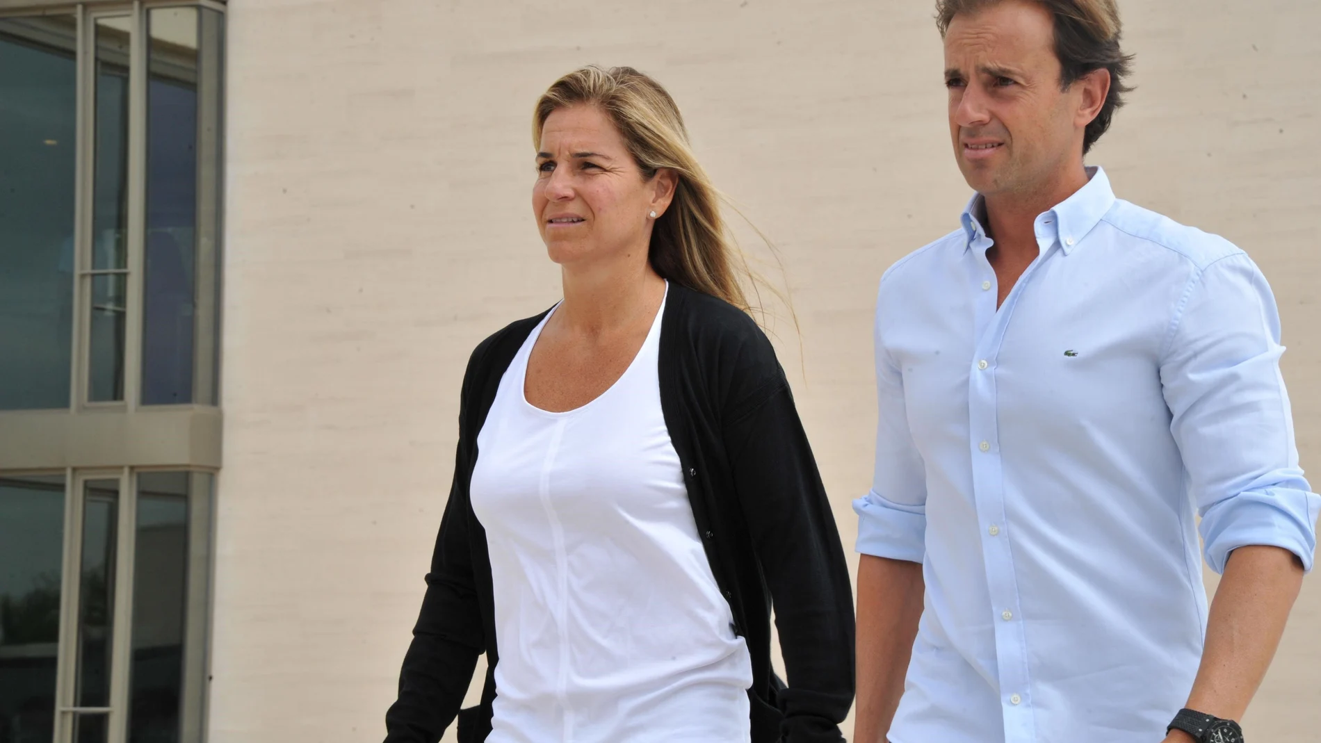 ARANTXA SÁNCHEZ VICARIO Y JOSEP SANTACANA EN UNA FOTO DE ARCHIVO