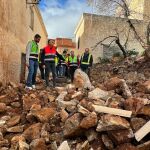 Un desprendimiento causa daños en viviendas de Lújar