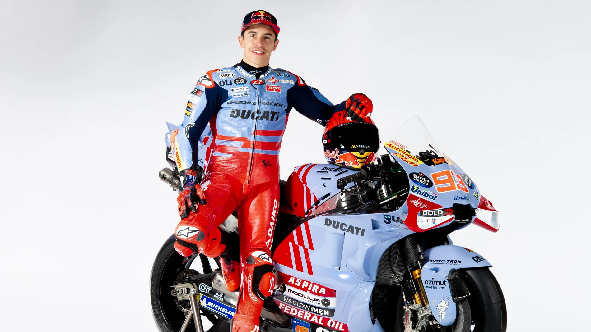 Marc Márquez, con sus nuevos colores