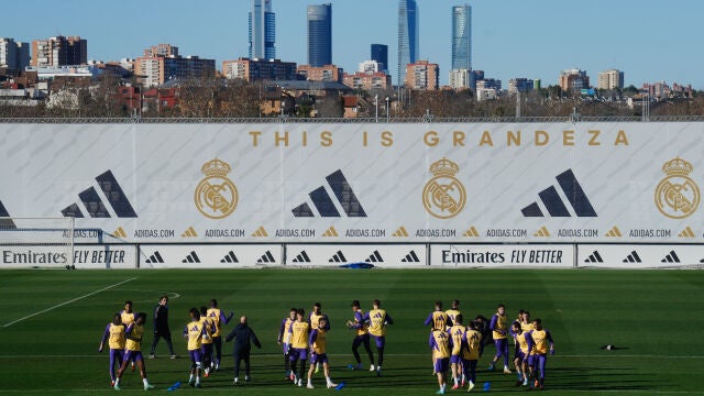 Entrenamiento del Real Madrid