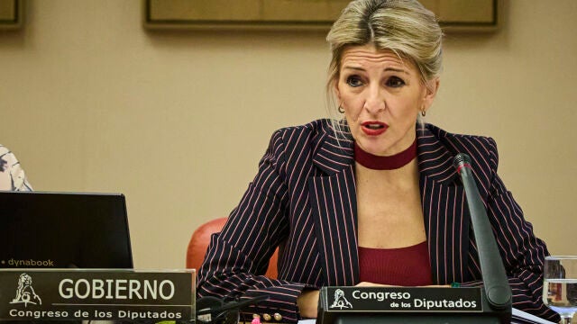 Comparecencia de la vicepresidenta segunda del Gobierno y ministra de Trabajo y Economía Social, Yolanda Díaz,