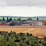 Vista panorámica del pueblo con menos habitantes de España
