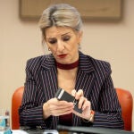 Yolanda Díaz comparece en la Comisión de Trabajo del Congreso de los Diputados