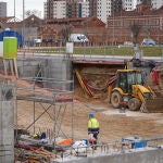 Obras públicas con peligro de accidente laboral