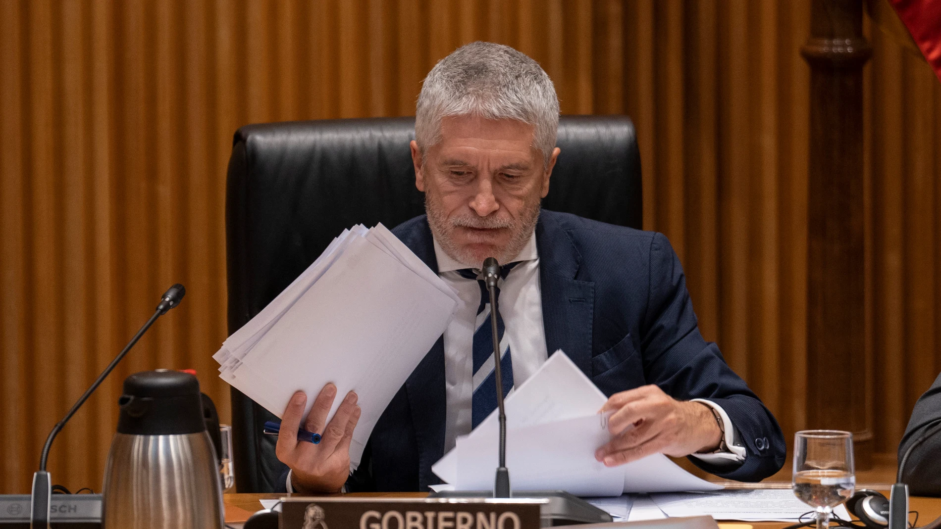 Marlaska comparece en la comisión de Interior del Congreso
