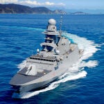 La fragata italiana Bergamini