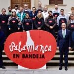 El presidente de la Diputación de Salamanca, Javier Iglesias, presenta la participación de los miembros del Club Salamanca en Bandeja en Madrid Fusión