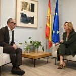 Fórmula 1.- Pilar Alegría se reúne con Stefano Domenicali