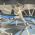 Lucía Martín-Portugués, con su compañera María Ventura en Zero Latency