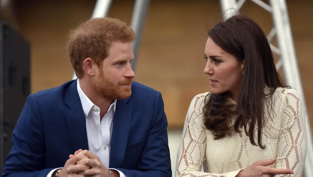 El príncipe Harry y Kate Middleton en 2017