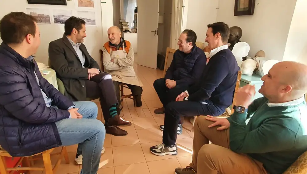 Almería.-Diputación.-García agradece al artista Antonio López su "compromiso y entrega" con el Museo del Realismo
